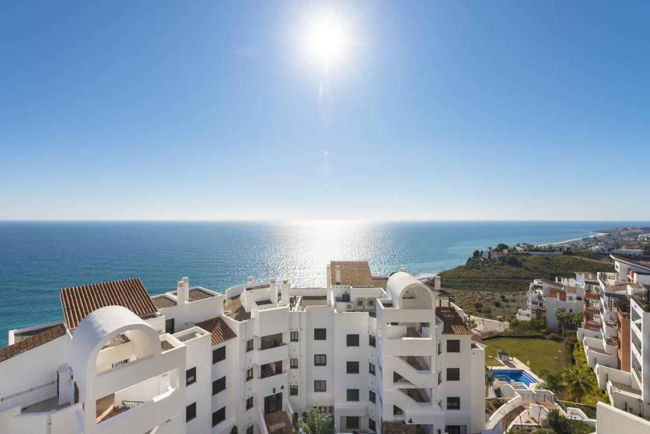 Precioso Apartamento 1 Dormitorio Con Vistas Mar Frontal Torrox Ngoại thất bức ảnh