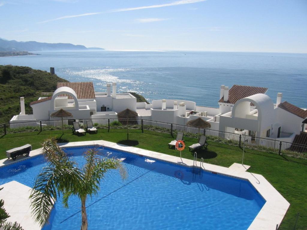Precioso Apartamento 1 Dormitorio Con Vistas Mar Frontal Torrox Ngoại thất bức ảnh